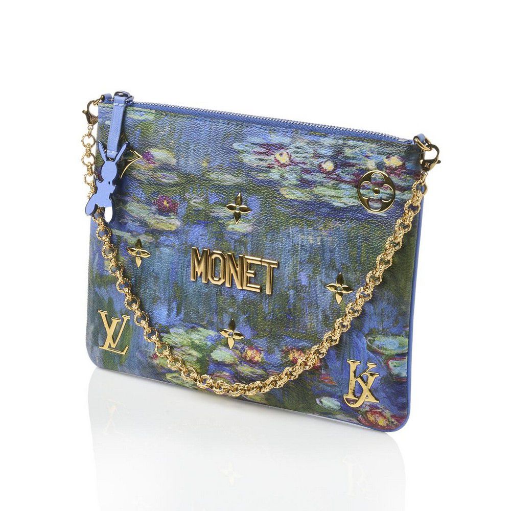 Louis Vuitton 2017 Masters Collection Monet Clutch - Blue Clutches