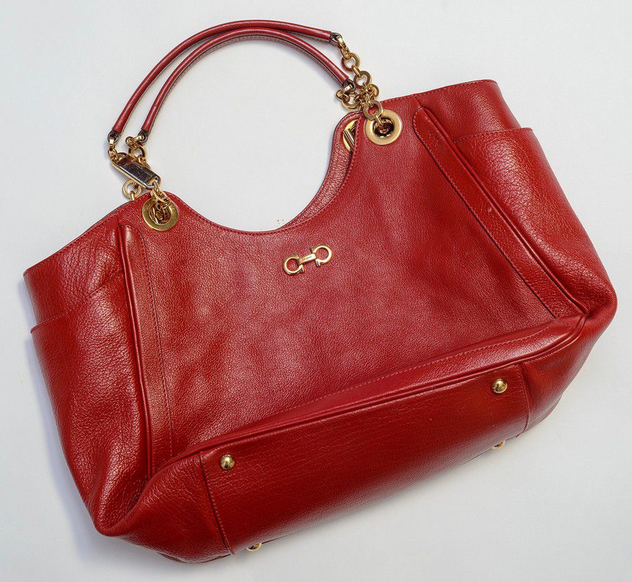 Red Patent Ferragamo Handbag - Handbags & Purses - Costume & Dressing ...