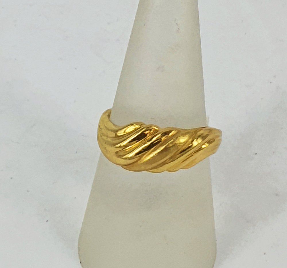 22ct Gold Ring, Size N1/2, 4.8g - Rings - Jewellery