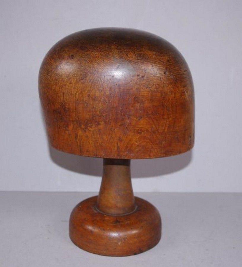 Small Millinery Hat Block and Stand - Zother - Small Wooden Items