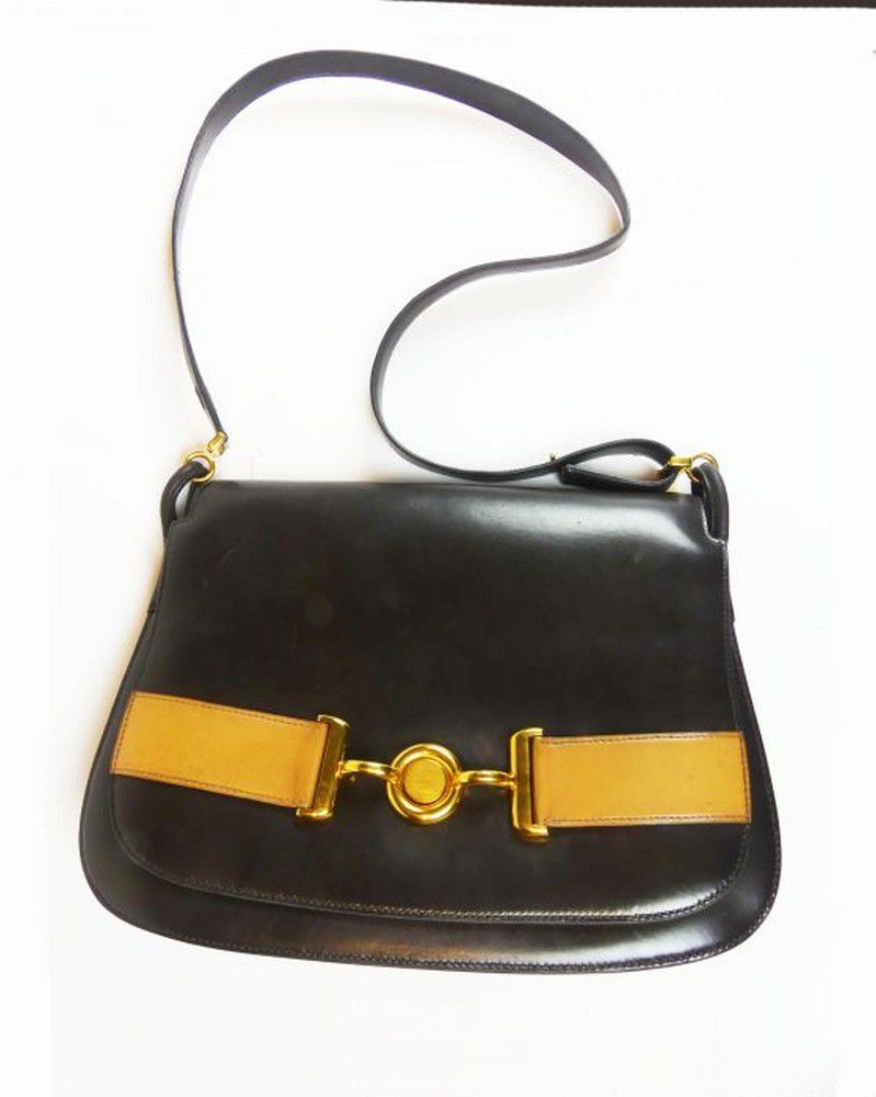 Vintage Hermes Evercalf Sac Malle Poste Bag - Chocolate/Caramel ...