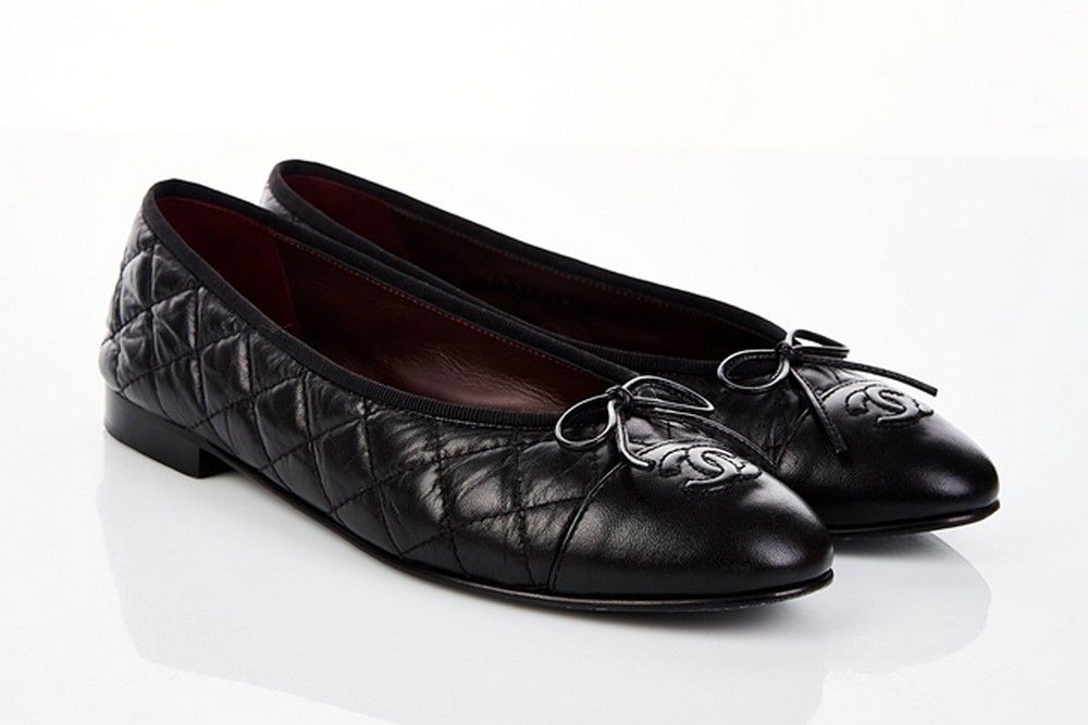 chanel ballet flats for women quilted