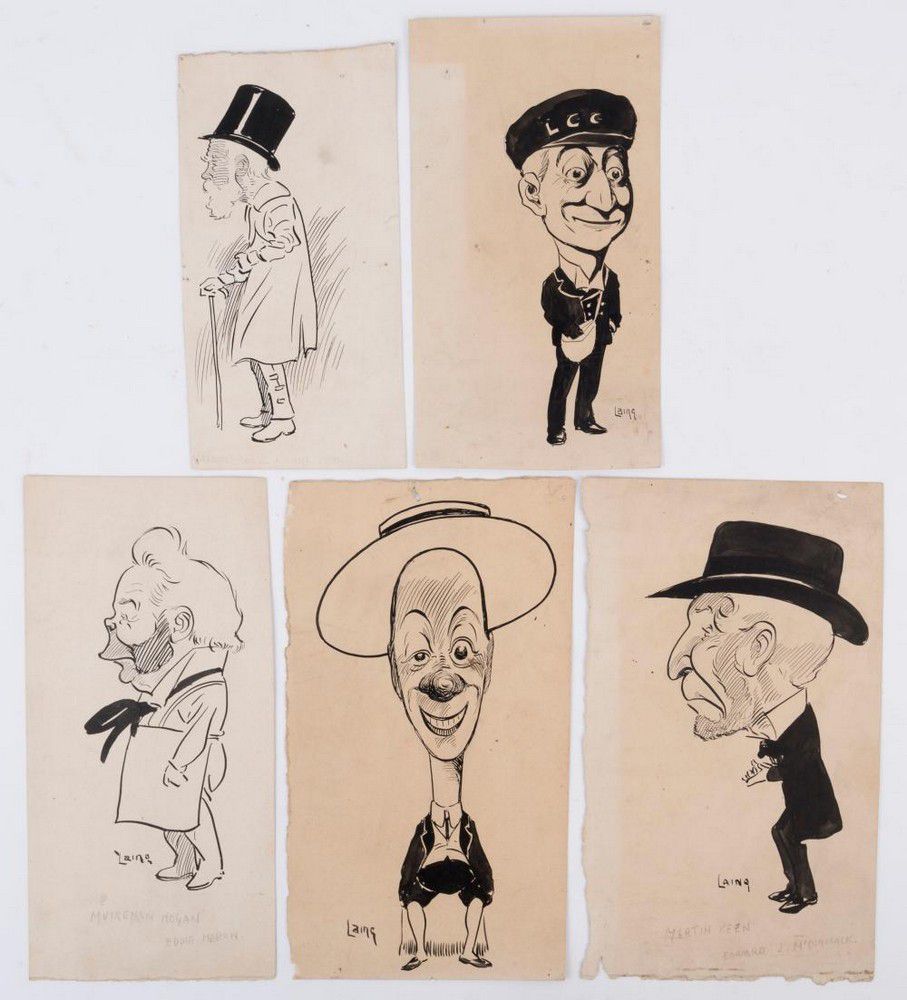 Laing's Political Caricatures - Autographs - Memorabilia