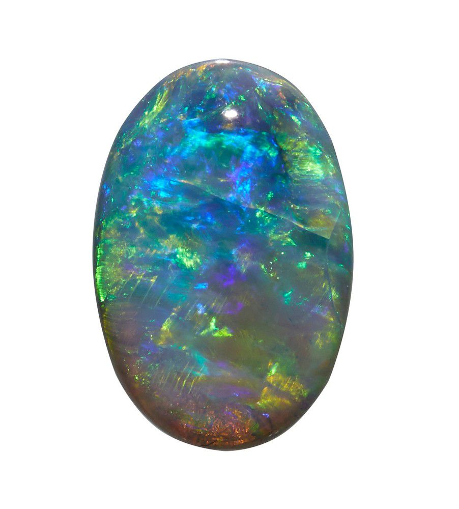2.35ct Oval Blue Green Opal - Unmounted / Loose Stones - Jewellery