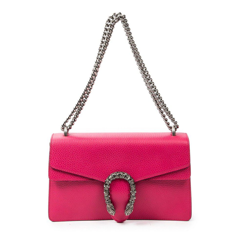 Pink Gucci Dionysus Chain Bag with Silver Hardware - Handbags & Purses ...