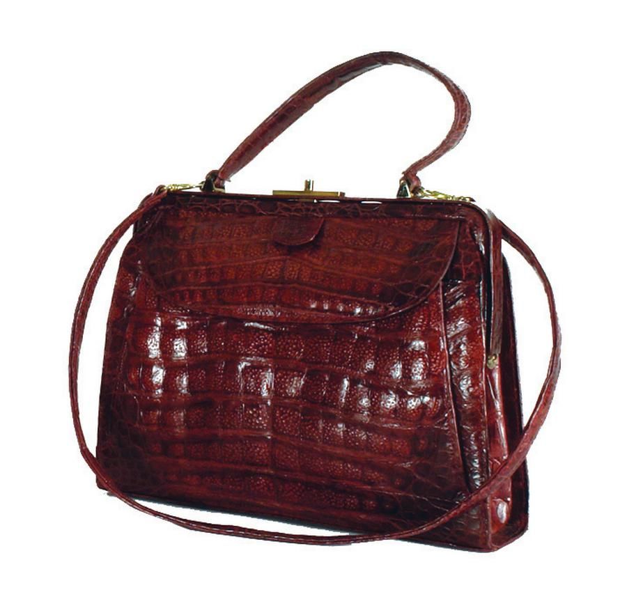 Throw It Back to the '90s With This Chic Crocodile Print Purse | Us Weekly
