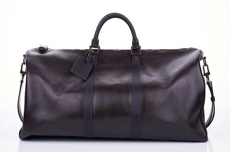 Louis Vuitton, Keepall Bandouliere travel bag, brown Utah… - Luggage & Travelling Accessories ...