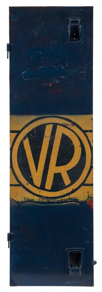 Blue Steel Locomotive Door from Mid-20th Century Victoria Rail ...