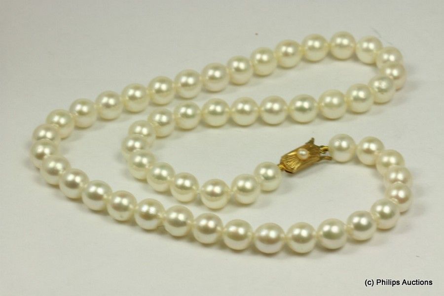 Cream Cultured Pearl Strand Necklace - Necklace/Chain - Jewellery
