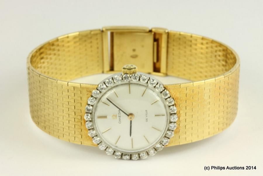 Vintage Omega Ladies Diamond Cocktail Watch - Watches - Wrist ...