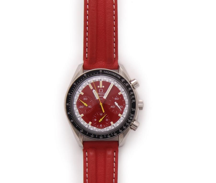 Red Leather Omega Speedmaster Watch - Watches - Wrist - Horology ...