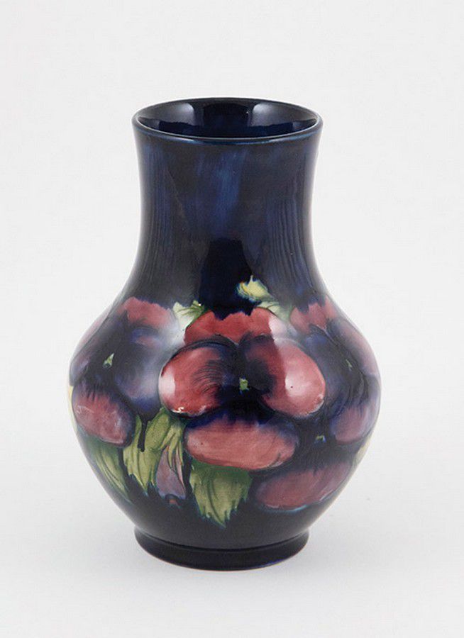 Moorcroft Pansy Vase, 32cm High - Moorcroft - Ceramics