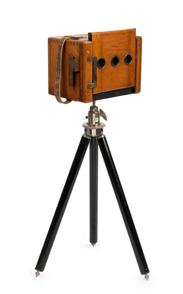 Appareil Photo Ancien William Butcher & Sons – The National Camera, état Complet
