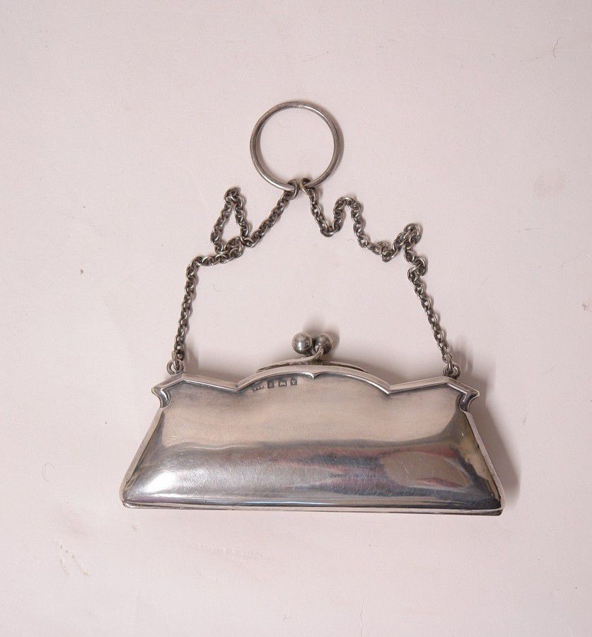 1920s Silver Lady's Purse by W.H. Haseler Ltd - Rings - Jewellery