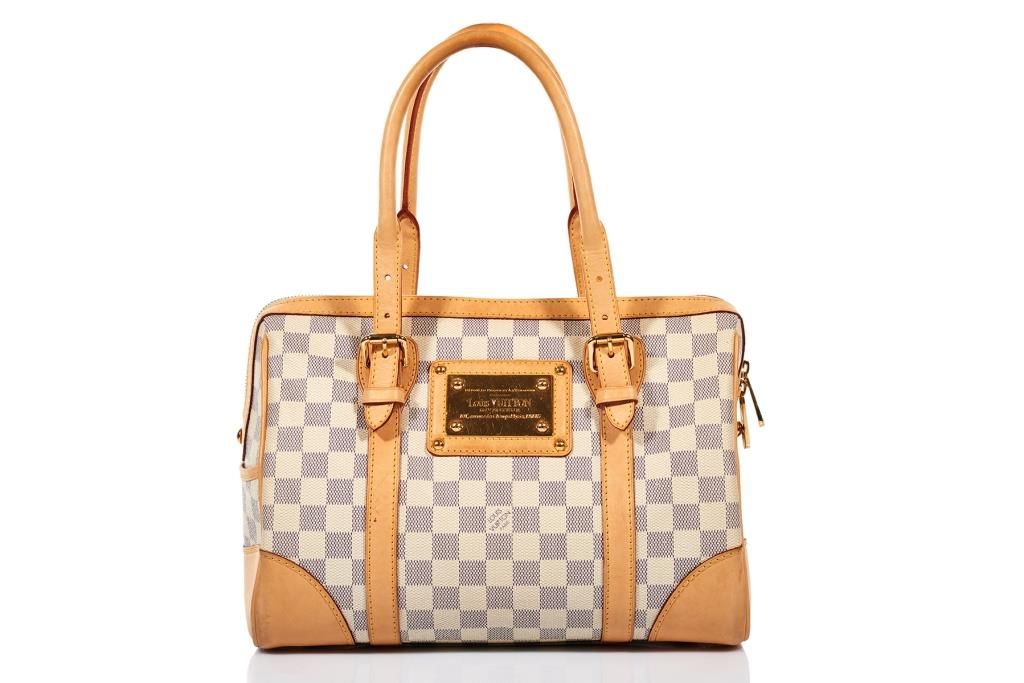 LV Damier Azur Berkeley Handbag with Adjustable Handles - Handbags