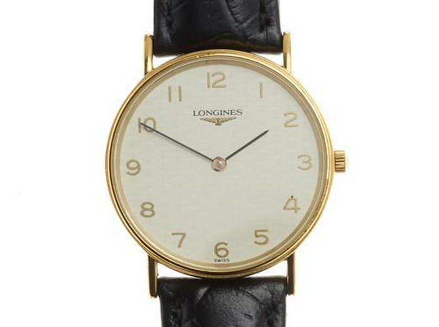 Longines La Grande Classique Quartz Watch with Leather Band - Watches ...