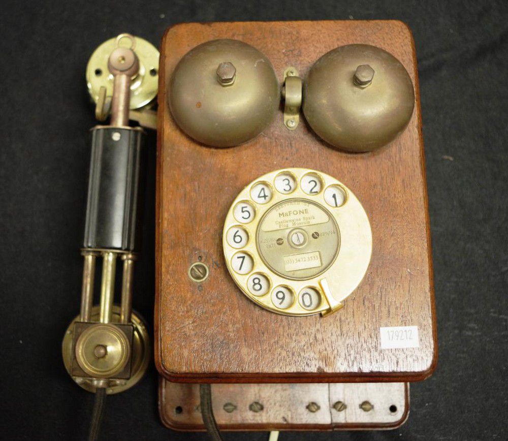 Ericsson Vintage Wall Phone With Hand Piece - Telephones - Household 