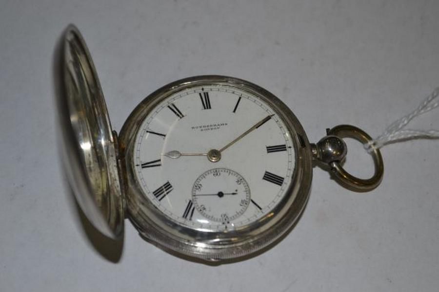London Sterling Silver Pocket Watch by Rotherhams - Watches - Pocket ...