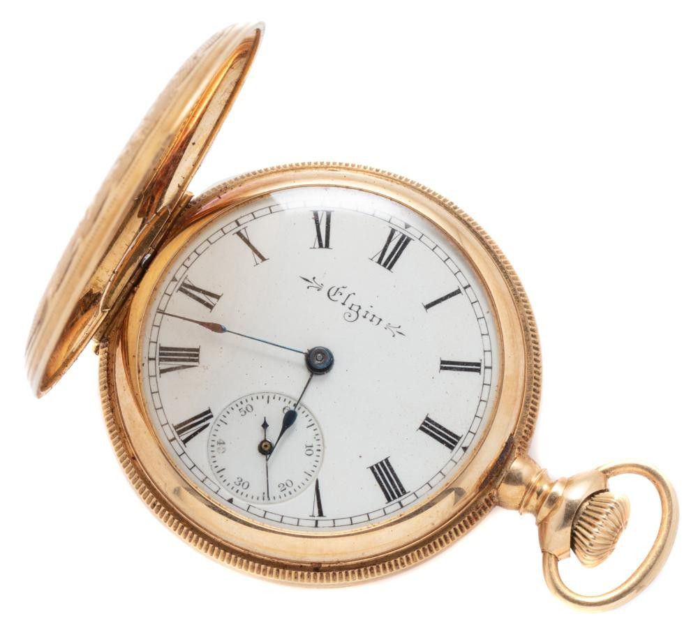 Antique 14ct Gold Elgin Pocket Watch, C. 1902 - Watches - Pocket & Fob ...