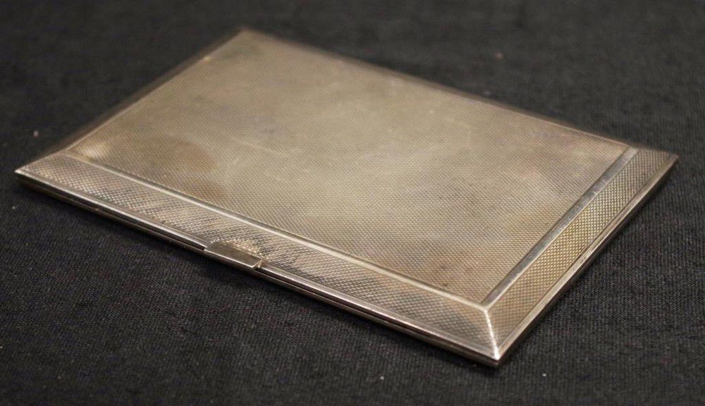 Monogrammed Sterling Silver Cigarette Case - Smoking Accessories ...