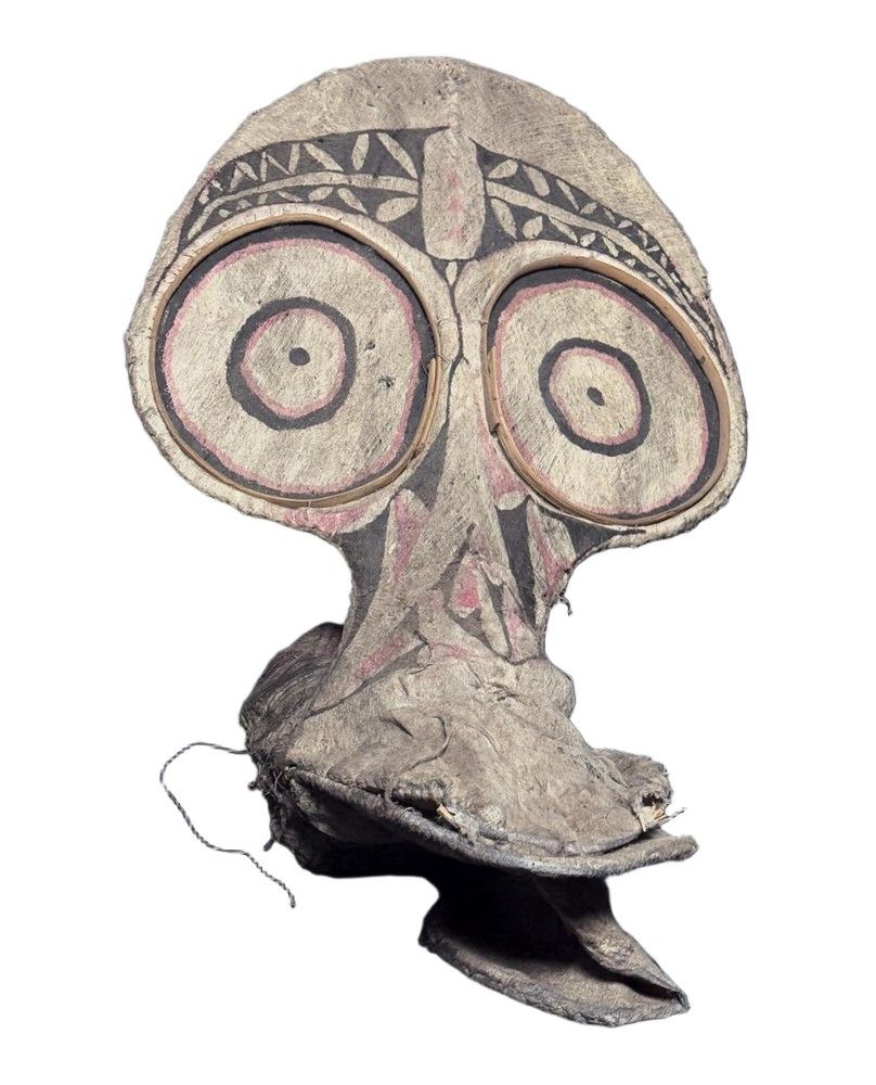 Baining Fire Dance Mask from Papua New Guinea, 95 x 68 cm - New Guinean ...