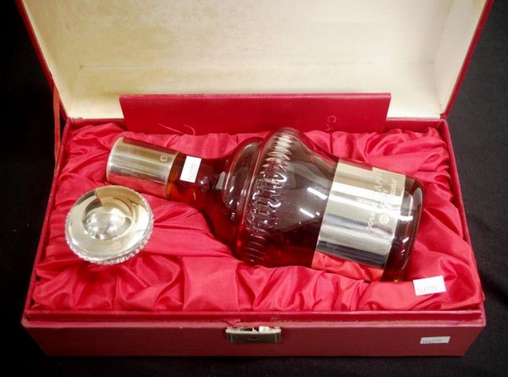 Limited Edition Baccarat Crystal Decanter of Camus Cognac - French - Glass