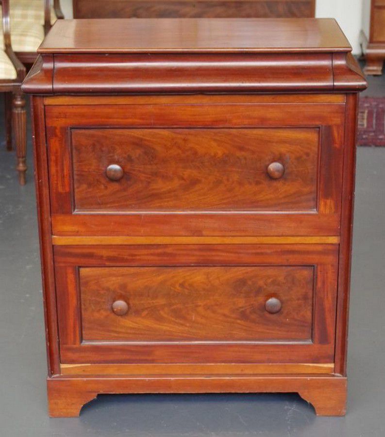 Antique 3Drawer Chest with Shallow Top Drawer Chests of Drawers