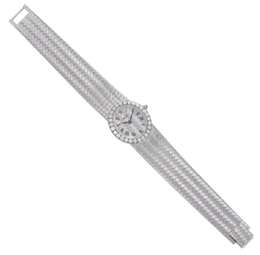 Piaget Diamond Wristwatch with White Gold Bracelet Bands - Watches ...