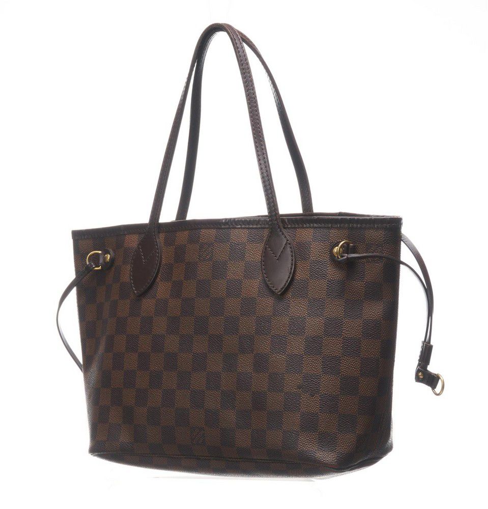 Louis Vuitton Neverfull PM Bag in Damier Ebene - Luggage & Travelling ...