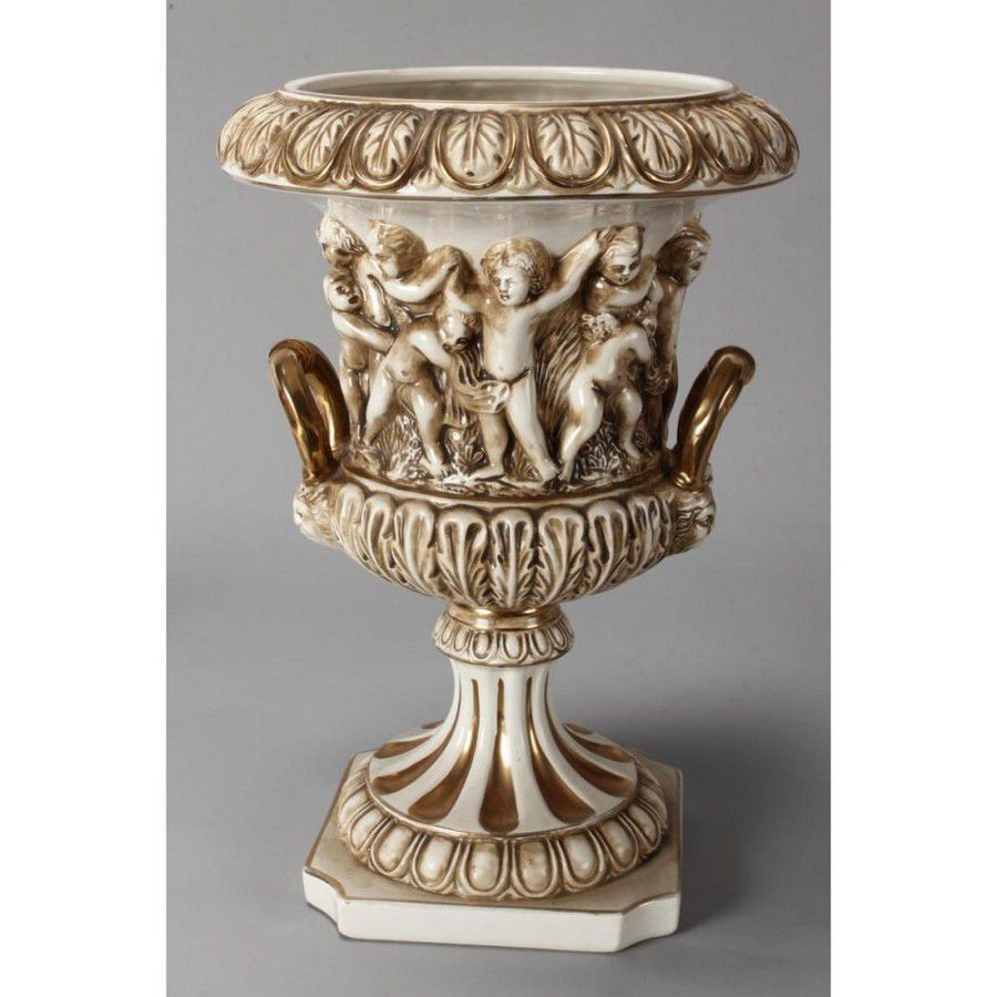 Capodimonte Cherub Urn Zother Th Century European Ceramics