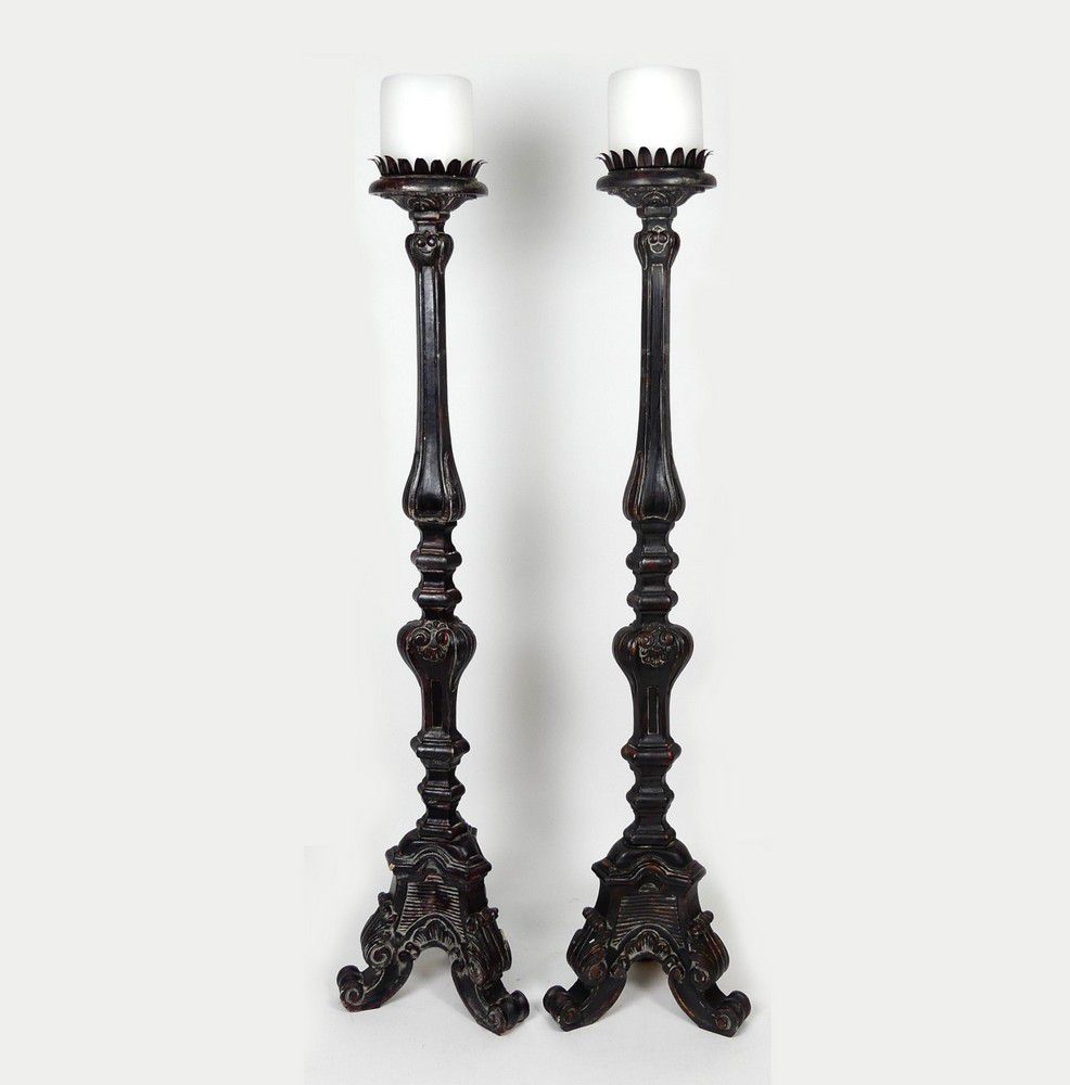 Gothic Style Wooden Candlesticks - 151 cm Height - Candelabra/Candlesticks  - Lighting