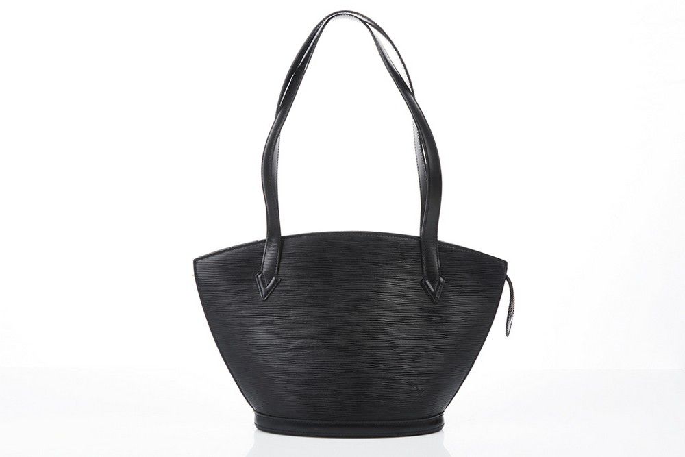 Louis Vuitton Epi Leather Saint Jacques Handbag Black