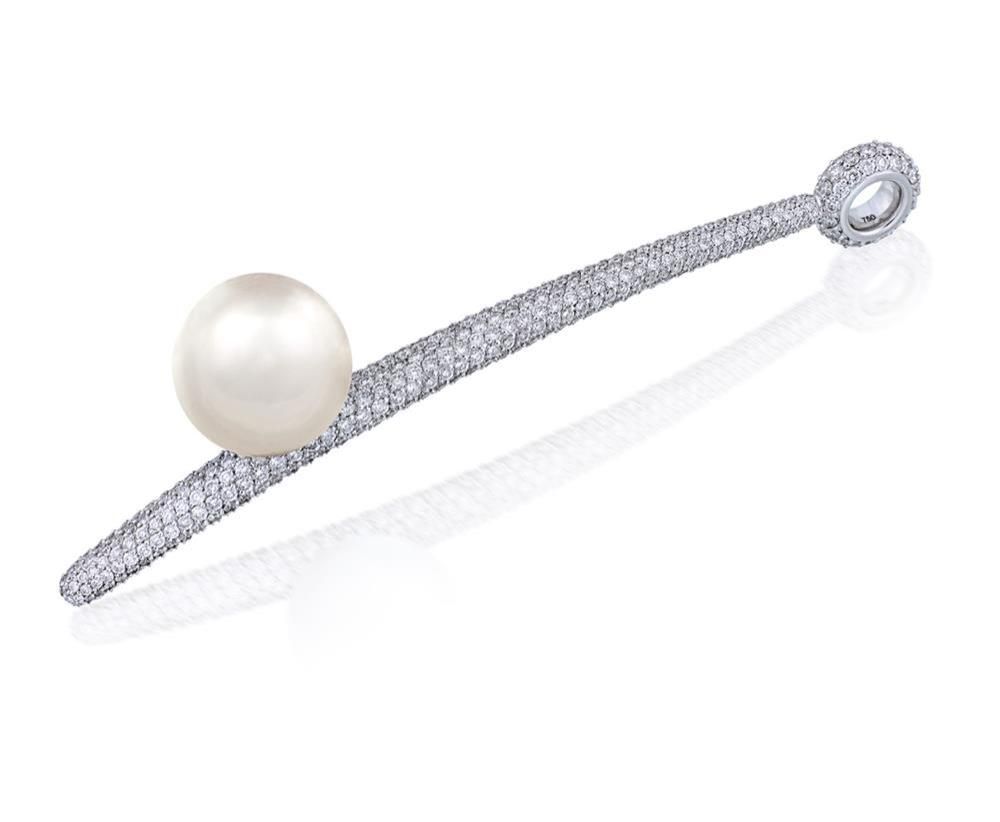 Paspaley Diamond and Pearl Pendant - Pendants/Lockets - Jewellery