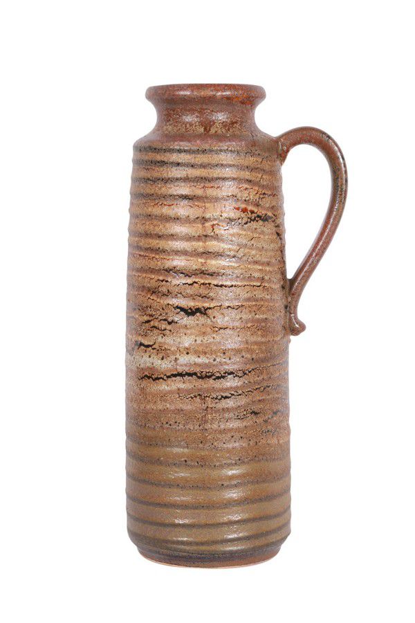  Scheurich pottery  vase West German rippled design on an 
