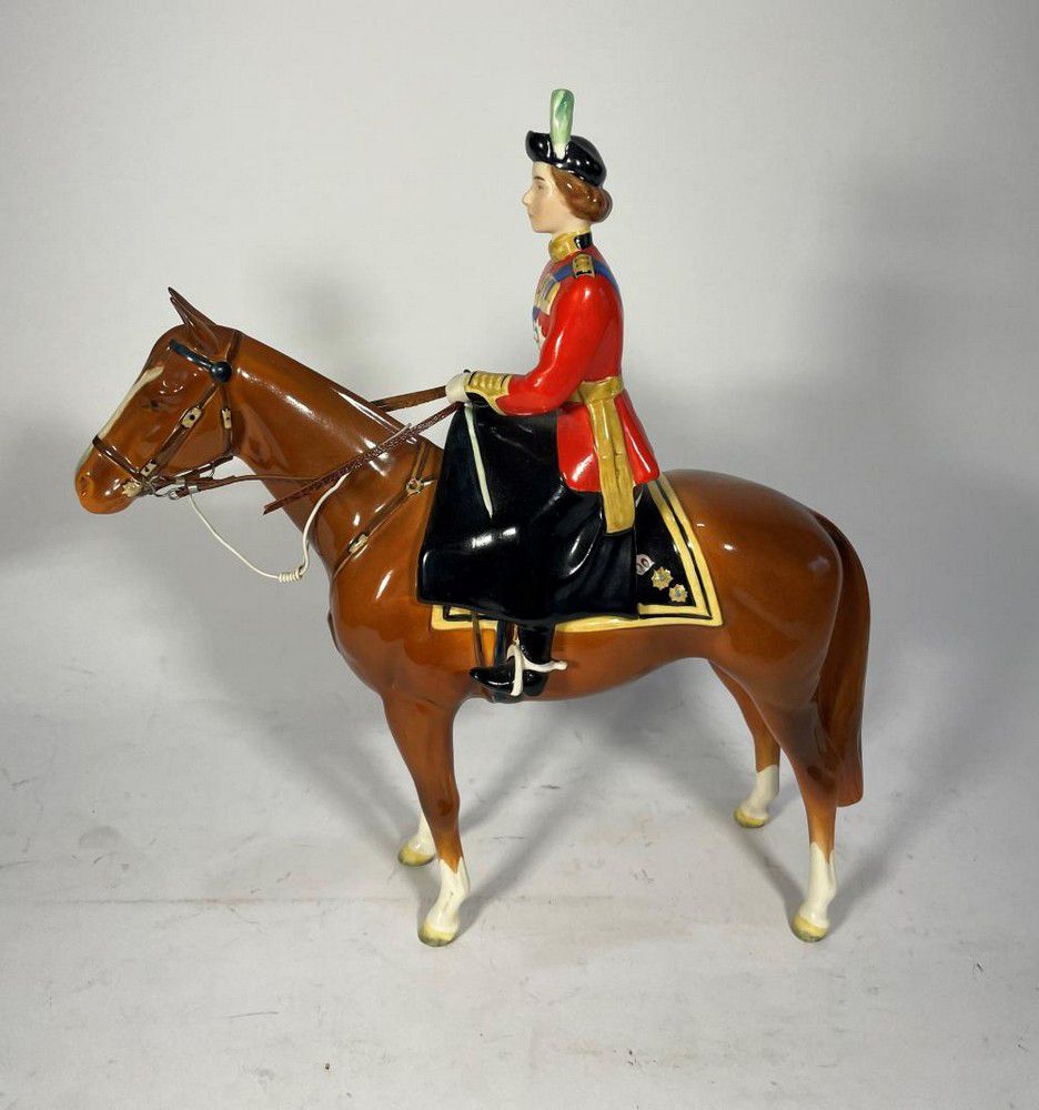 Beswick Queen Elizabeth II Imperial Trooping Figure (28cm) - Beswick ...