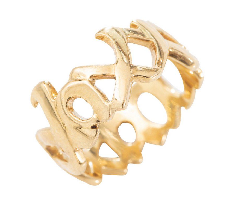 Paloma Picasso 18ct Gold 'Love and Kisses' Ring by Tiffany - Rings ...