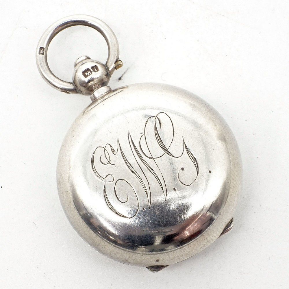 Monogrammed Sterling Silver Sovereign Case, 1910 - Zother - Jewellery