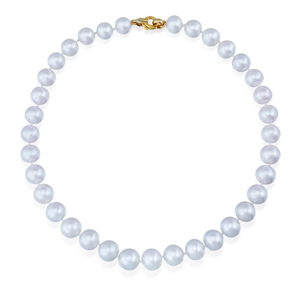 Graduated South Sea Pearl Necklace, 10.50-12.60mm, 450mm Circumference ...