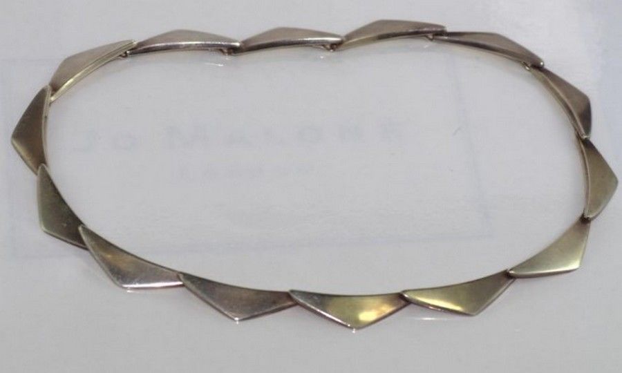 Georg Jensen 'Peak' Silver Necklace - 45cm - Necklace/Chain - Jewellery