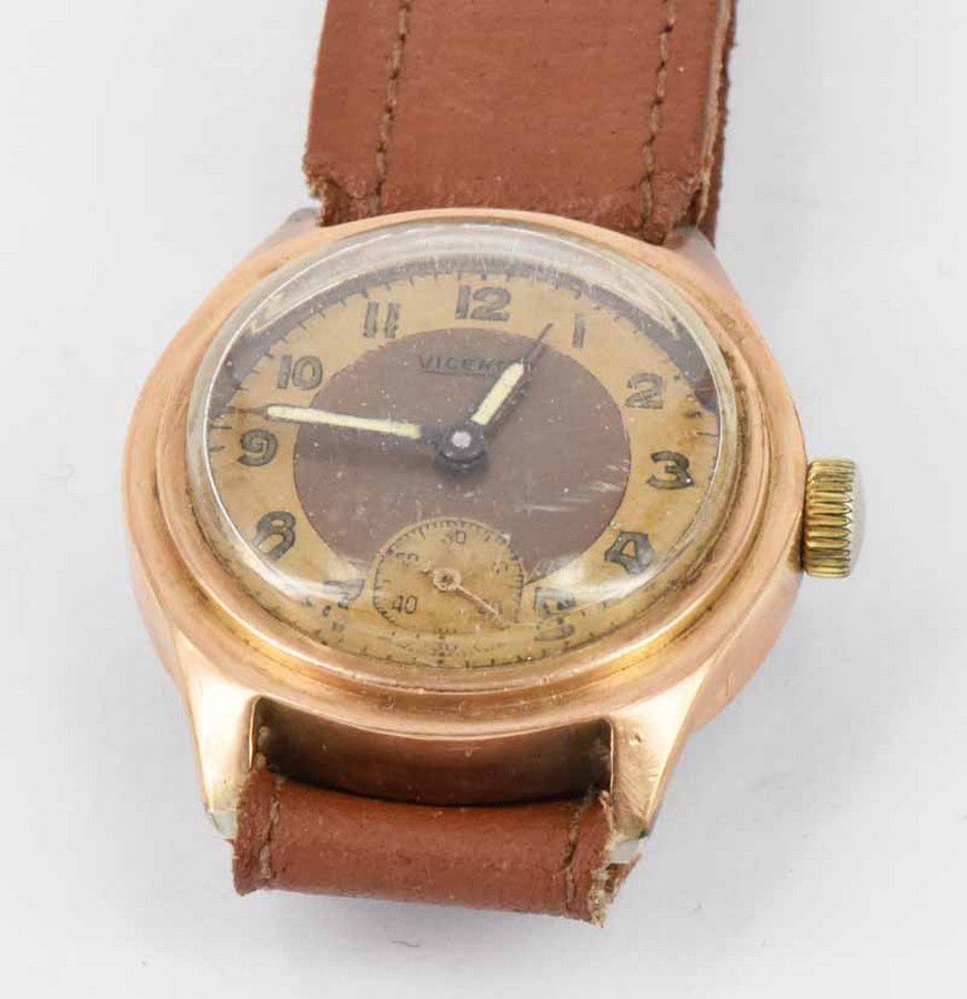 Non-functional Art Deco Viceroy wristwatch with leather band - Watches ...