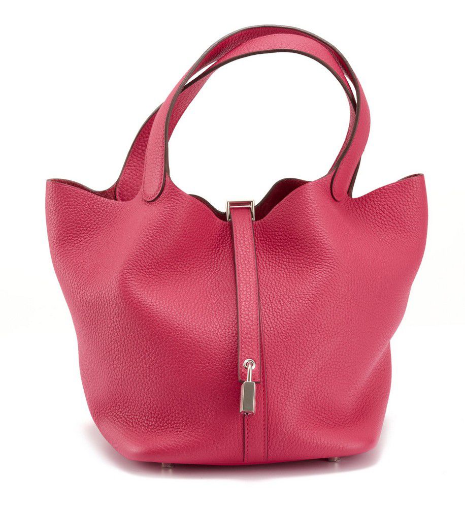 Rose Hermes Picotin 22 Bag with Palladium Hardware - Handbags & Purses ...
