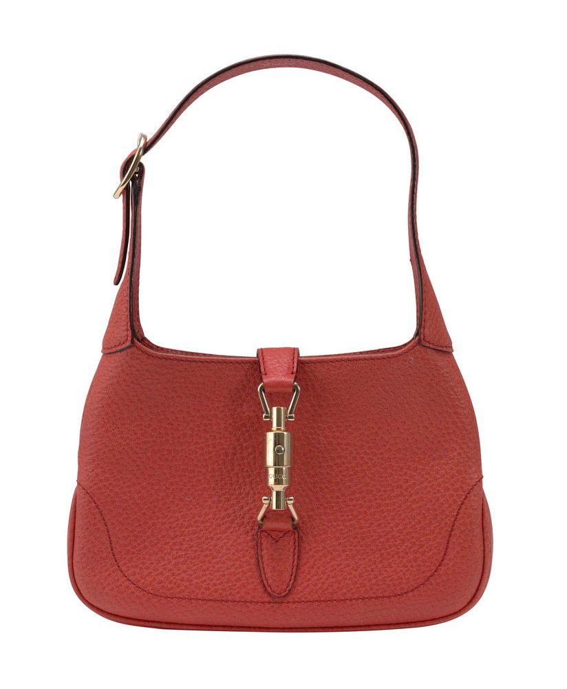 Coral Gucci Jackie Bag with Gold Closure - Handbags & Purses - Costume ...