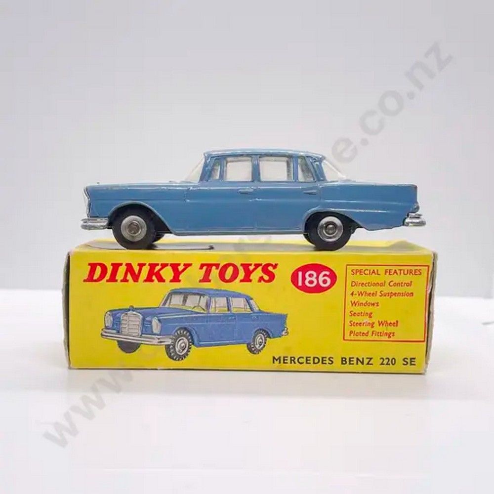 Dinky Toys Mercedes Benz 220Se 186 - Original - Jouet Ancien