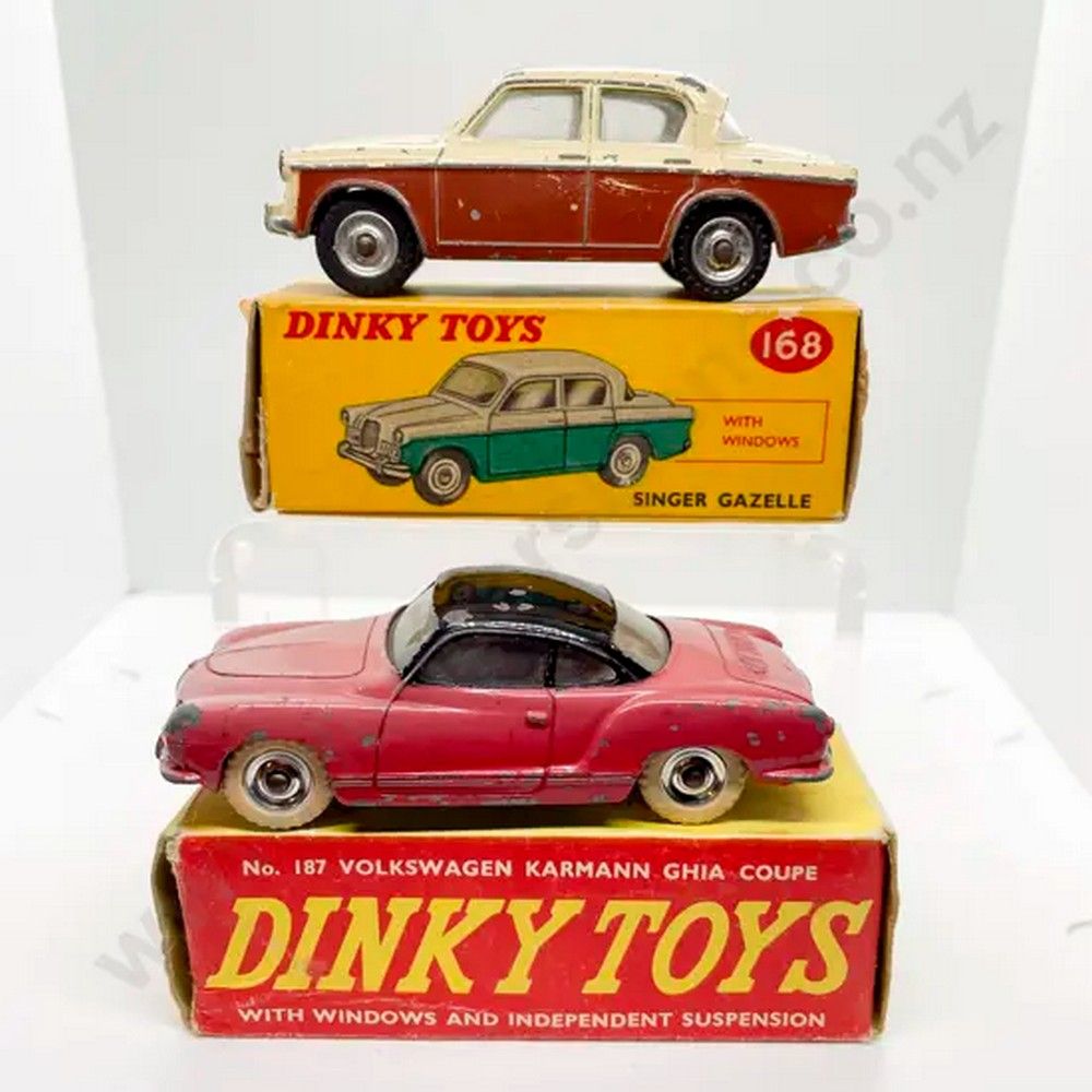 Dinky Toys 187 - VW Karmann Ghia - 1/43 - Made In England - Excellent état
