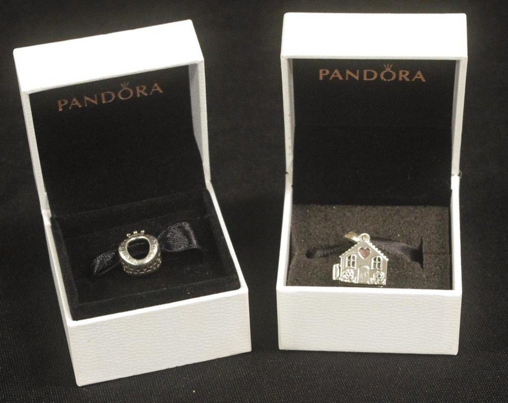 Sterling Silver Pandora Charms in Original Boxes (925 Ale) Beer, Wine