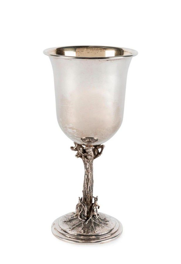 Australian Silver Goblet with Kangaroos and Koalas Decoration - Mugs ...