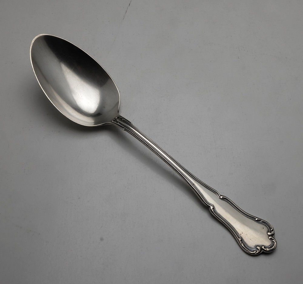 121g 800 Silver Serving Spoon Flatware/Cutlery and Accessories Silver