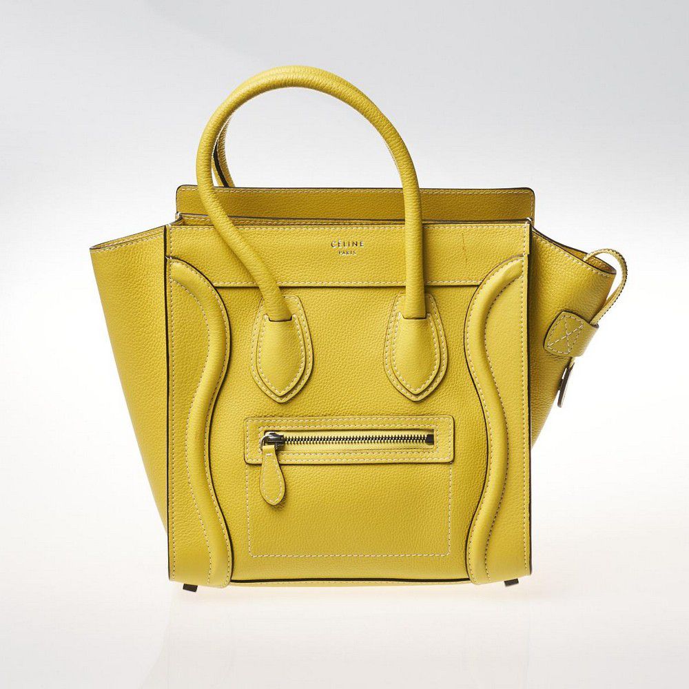 Celine Micro Citron Luggage Tote Bag - 2013 Production - Handbags ...