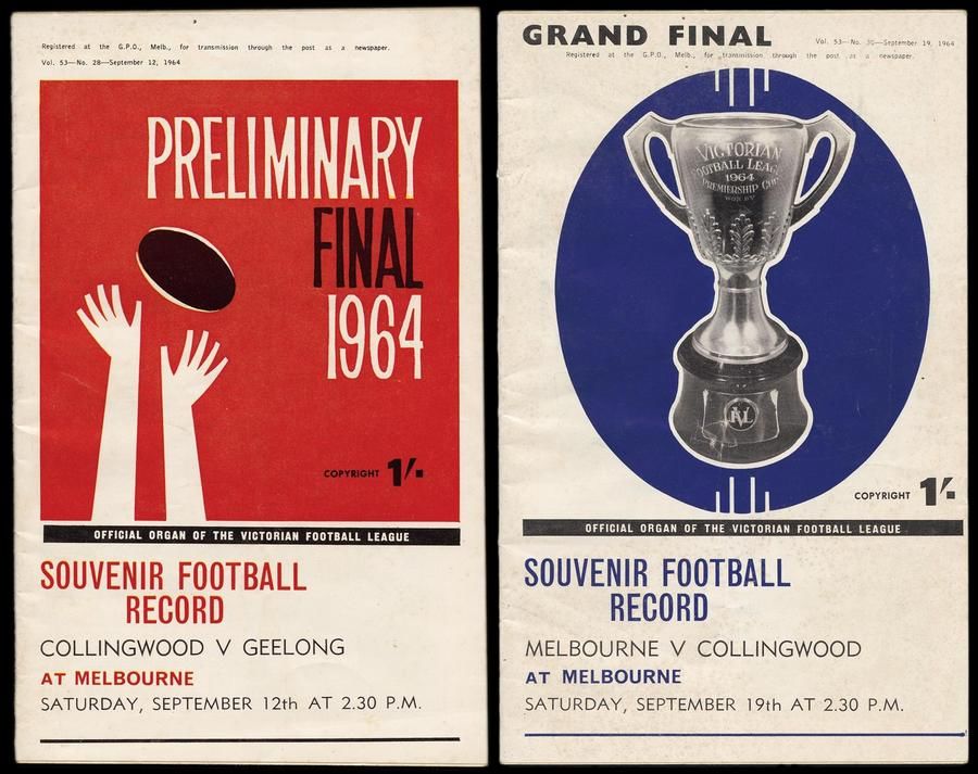 196496 'Football Record's (25) including 1964 Preliminary… Sporting