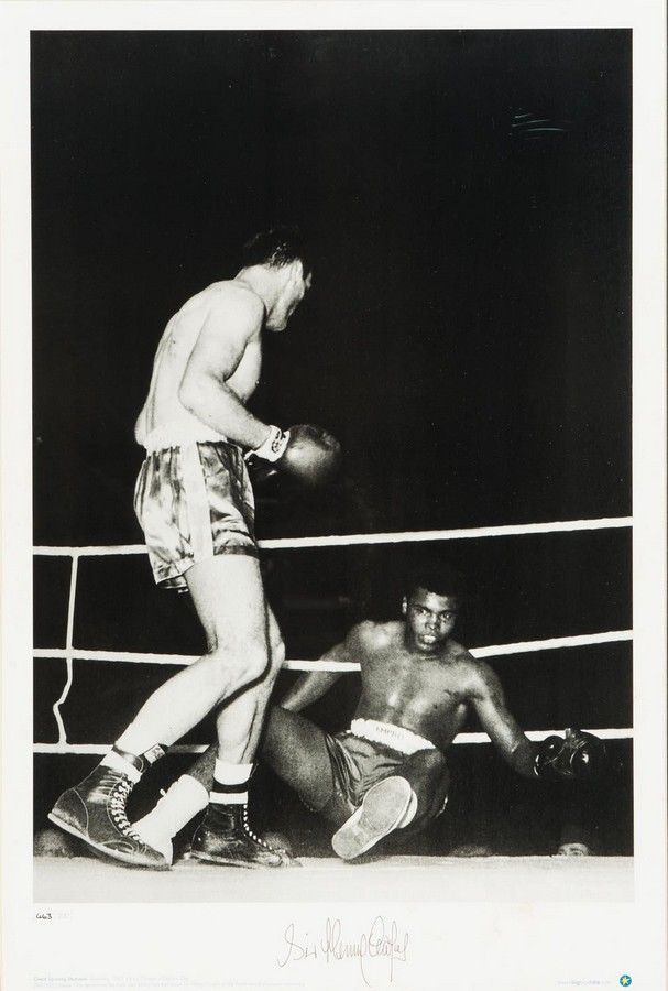 Henry Cooper signed photo print 